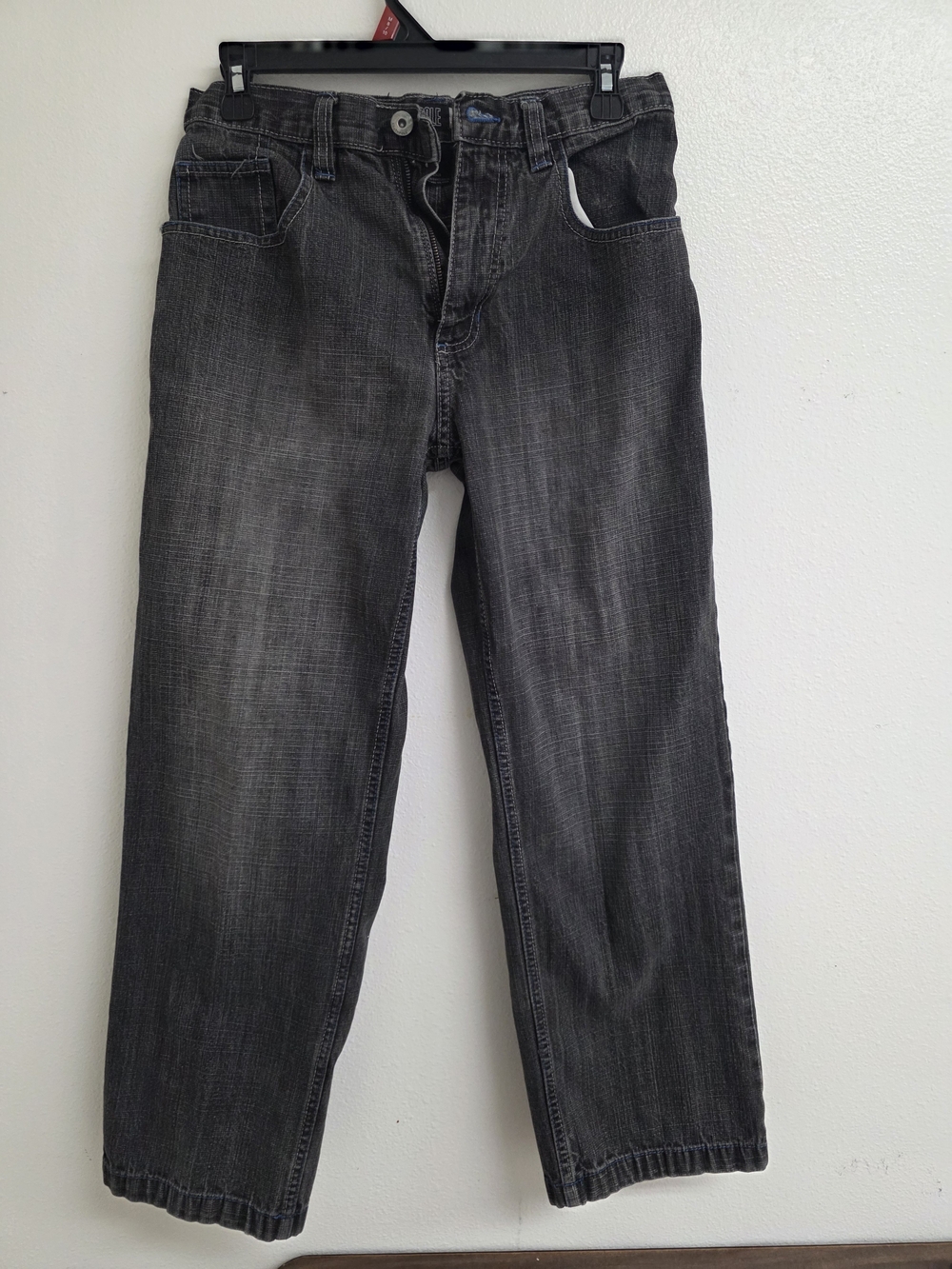 South Pole Men's Straight Jeans in Washed Black (0614)